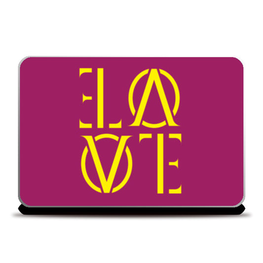 Its LOVE back and forth Laptop Skins