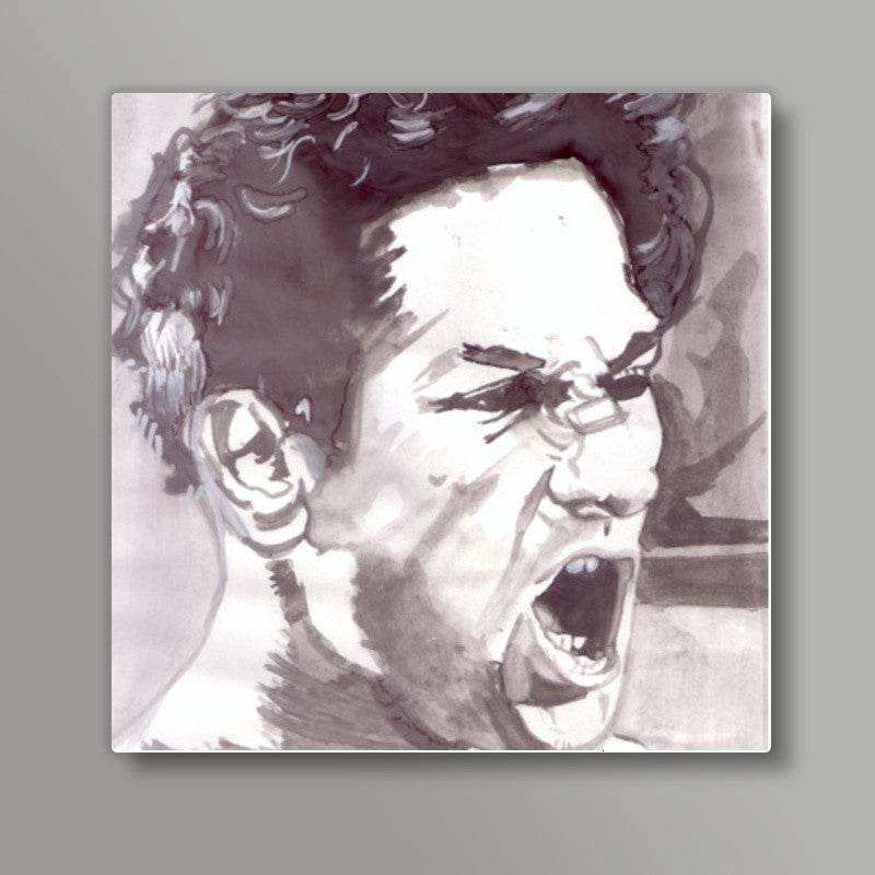 Hollywood actor Robert De Niro is the raging bull Square Art Prints