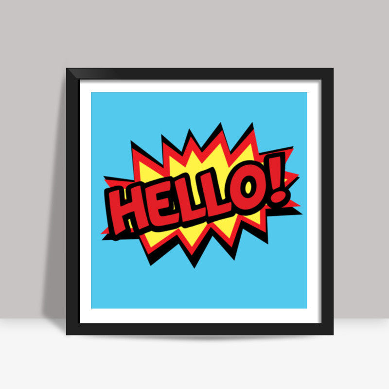 Comic Square Art Prints