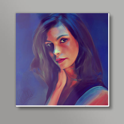 Morena Baccarin Square Art Prints