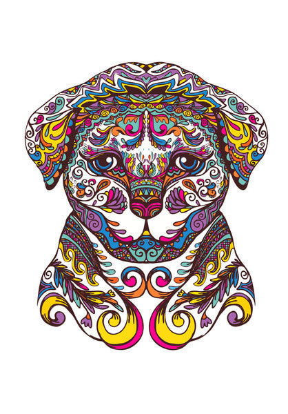 Doggie Blooms Art PosterGully Specials