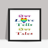 Rainbow Love Tales Square Art Prints