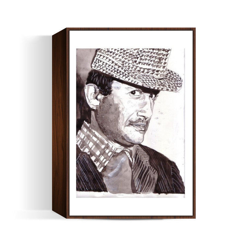 Superstar Dev Anand believed in befriending life and its various ups and downs Wall Art