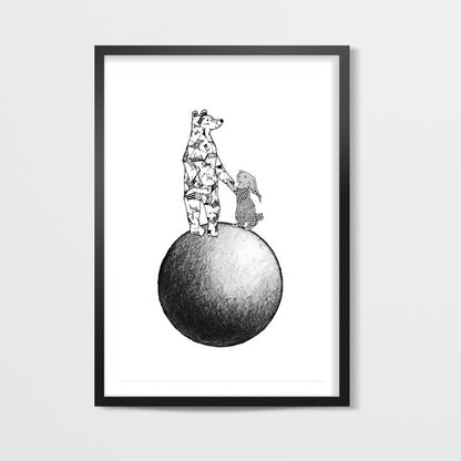 The Moon Rescue Wall Art | Lotta Farber
