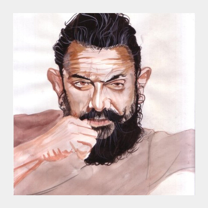 Aamir Khan knows that reinvention is the name of the game Square Art Prints