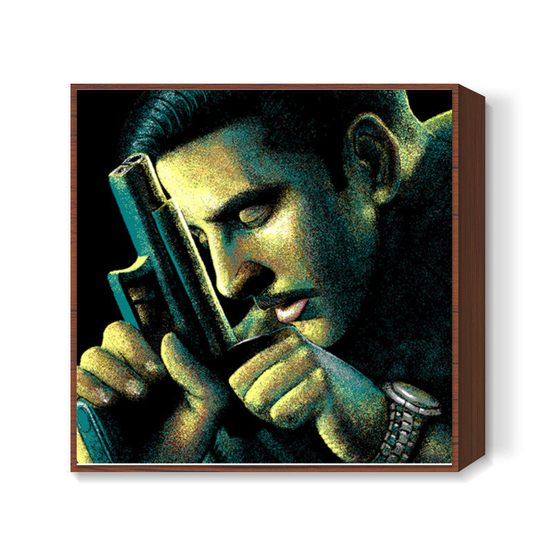 baby gun Square Art Prints