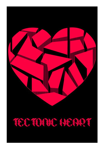 Wall Art, Tectonic Heart ! Wall Art