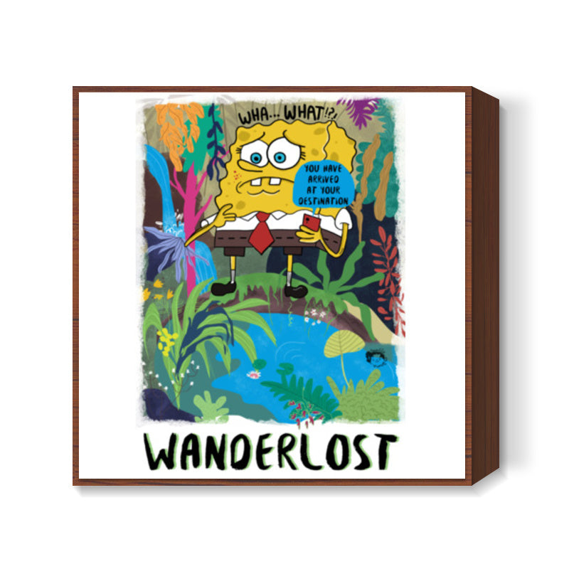 Wanderlost spongebob Square Art Prints