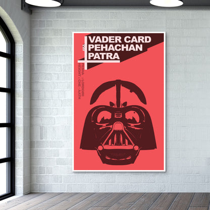 Vader Card Wall Art