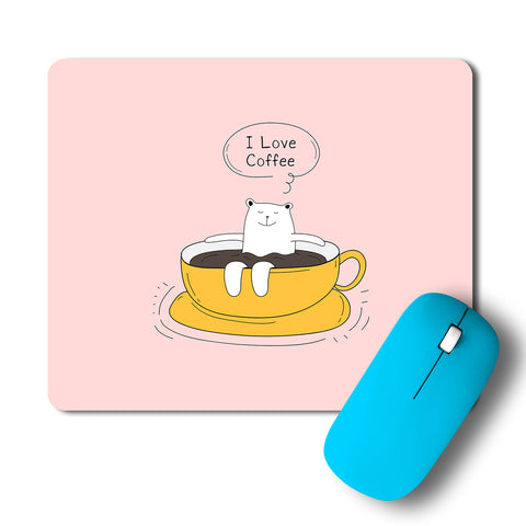 Coffee Lover Chill Artwork Mousepad