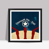 Captain Am Rica Square Art Prints
