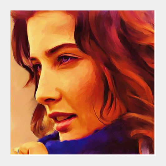 Cobie Smulders Square Art Prints