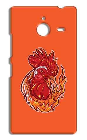 Rooster On Fire Nokia Lumia 640 XL Cases