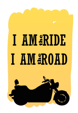 Rider is the Ride is the road Wall Art