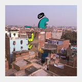 Monsters of Delhi - Stalker and a Hottee Square Art Prints