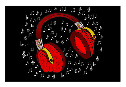 Headphones Art PosterGully Specials