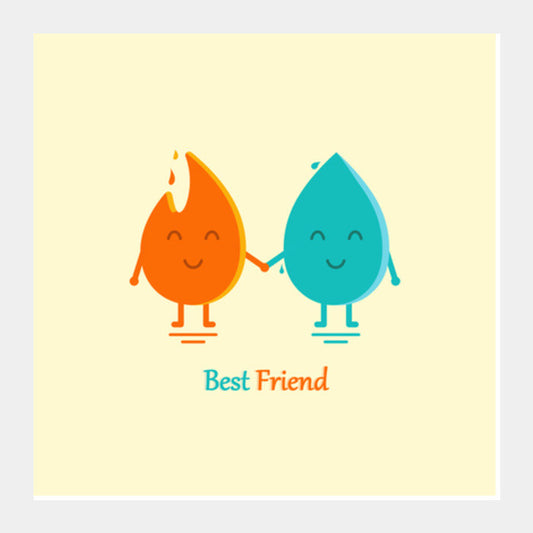 Square Art Prints, Best Friends Square Art Prints