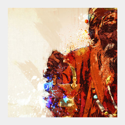 Sadhu Square Art Prints