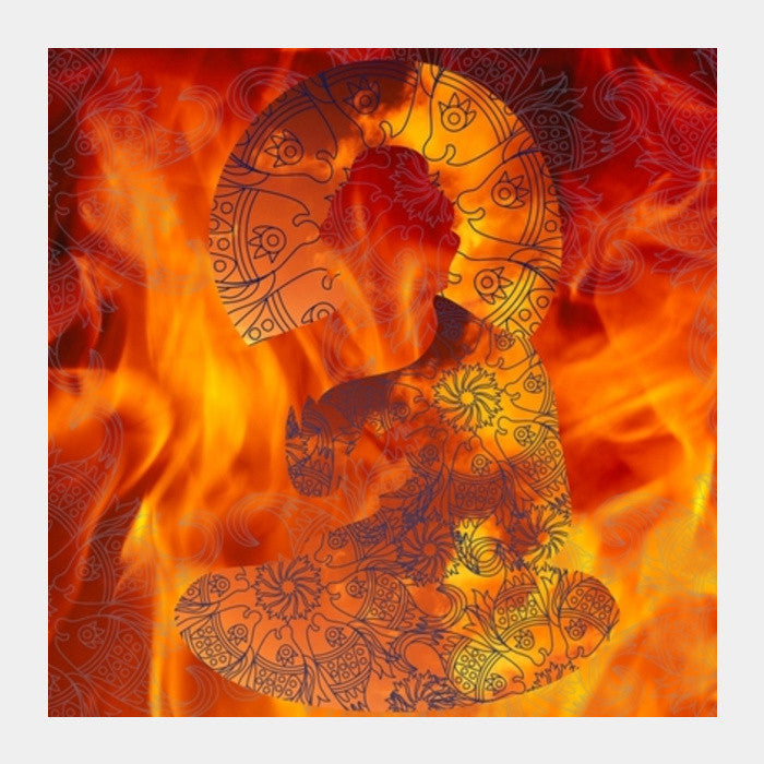 Buddha  Aura Square Art Prints