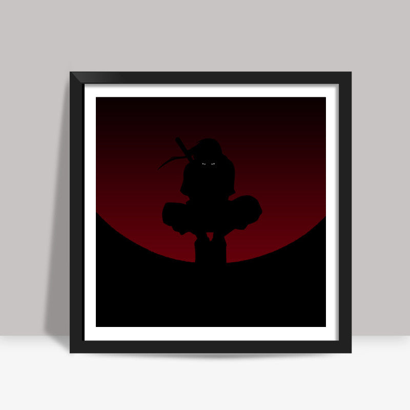 itachi uchiha Square Art Prints