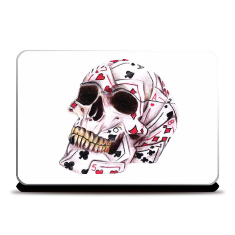 Laptop Skins, Skull of Cards Laptop Skin