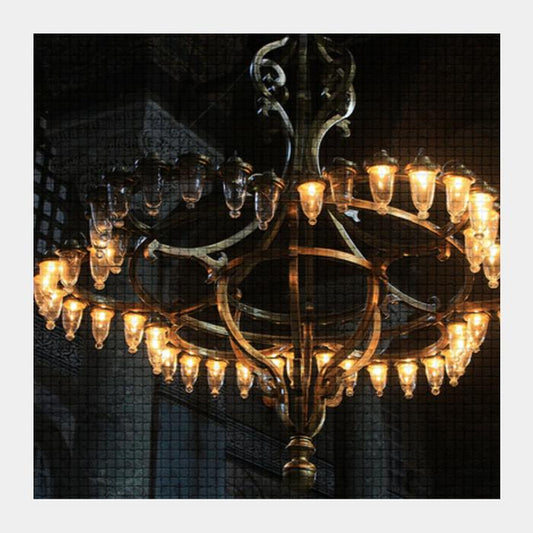 Broken Lights At Hagia Sofia Square Art Prints PosterGully Specials