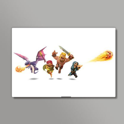 clash of clans poster Wall Art