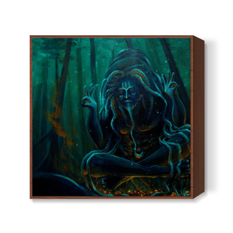 Om Namah Shivaya - Painting Square Art Prints