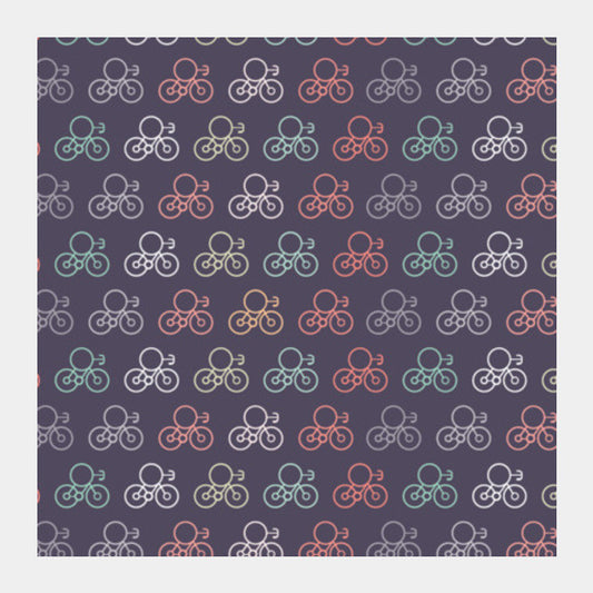 Retro Bicycles Square Art Prints PosterGully Specials