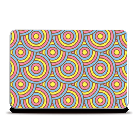 Round Shapes Mess Laptop Skins