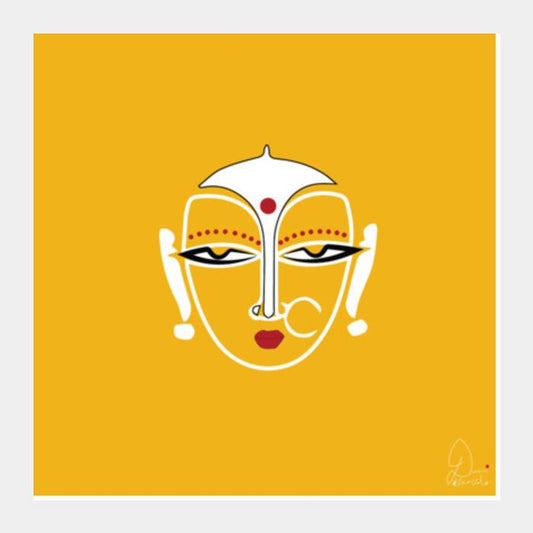 Lady Square Art Prints PosterGully Specials
