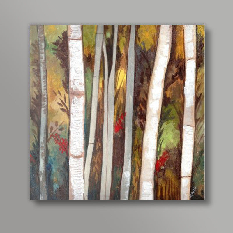 Bamboos Square Art