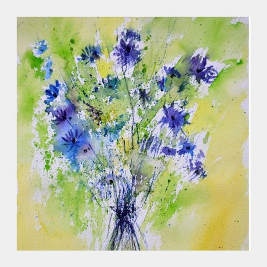 A Few Cornflowers Square Art Prints PosterGully Specials