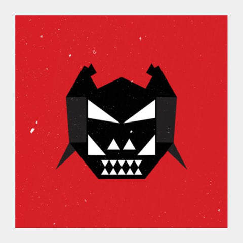 Killer Mask With Red Square Art Prints PosterGully Specials