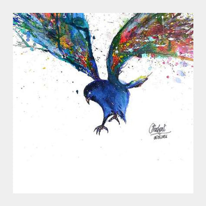 Blemish | Bird | Artwork Square Art Prints