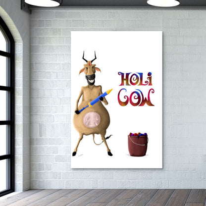 The Holi Cow ! Wall Art