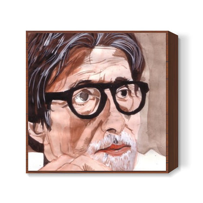 Amitabh Bachchan is one of the biggest superstars of Bollywood Square Art Prints