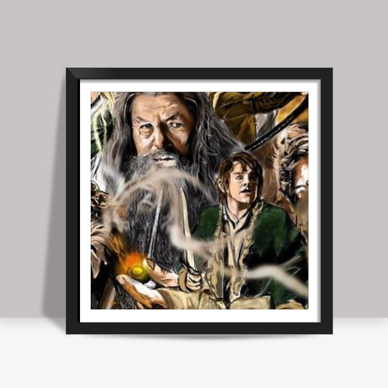 The Hobbit Square Art Prints