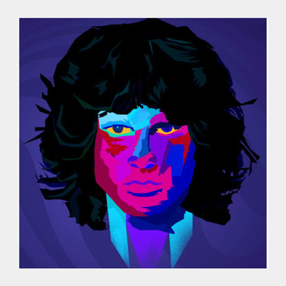 Jim Morrison POP Square Art Prints