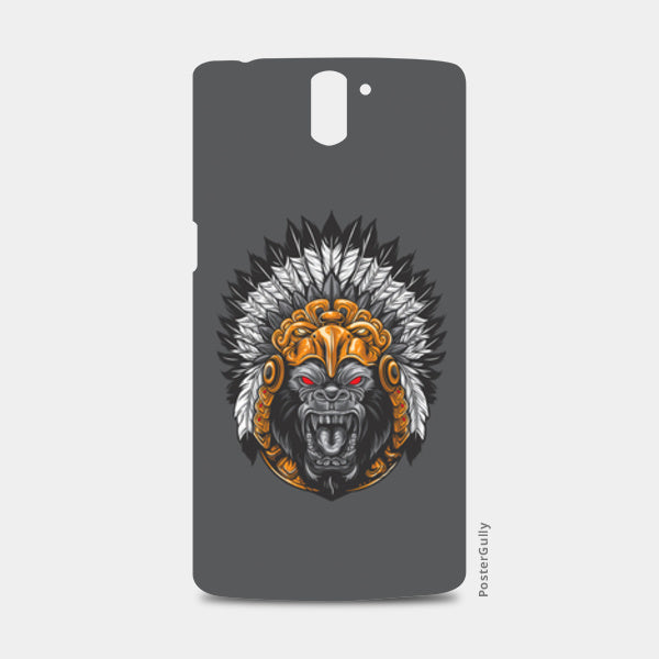 Gorilla Wearing Aztec Headdress One Plus One Cases