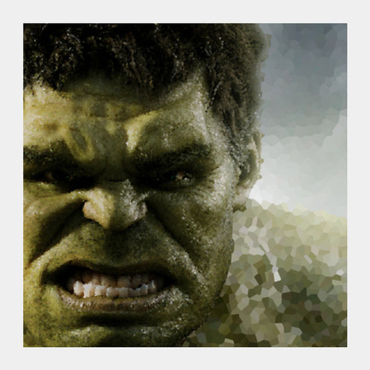 Hulk Square Art Prints