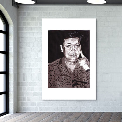 Smiles are all I have, says Deven Verma Wall Art