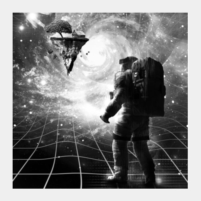 Through Wormhole Square Art Prints