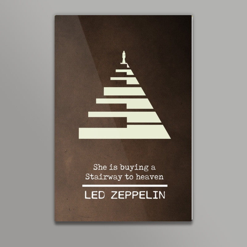 Stairway to heaven Led Zeppelin classic rock music  Wall Art