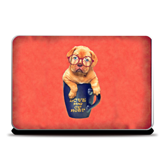 cute dog Laptop Skins