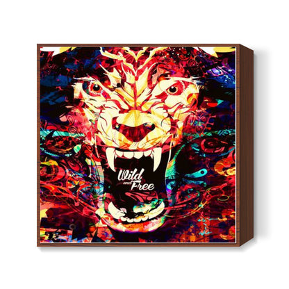 Wild and free Artwork Square Art | Pankaj Bhambri