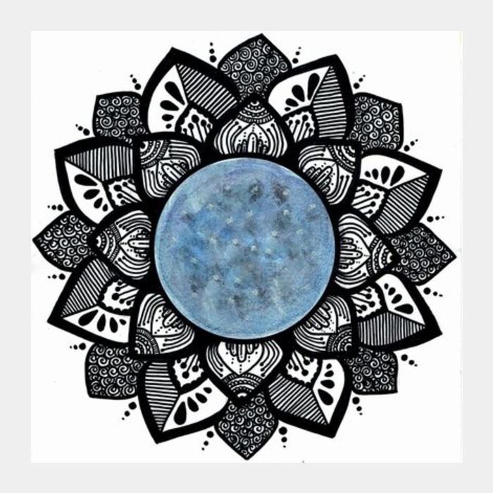 PosterGully Specials, mandala prints Square Art Prints