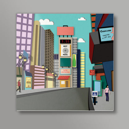 Times Square NY Square Art Prints