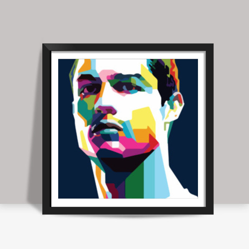 Cristiano Ronaldo Minimal Design Square Art Prints