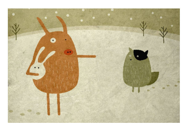 Wall Art, The Pig And The Beaver Wall Art